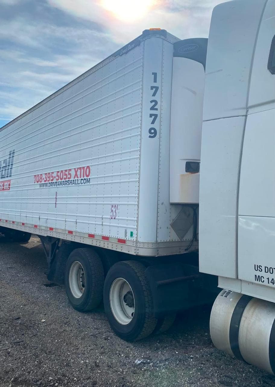 53' refrigerated freight trailer